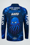 PJD Blue HARD UPF50+ Long Sleeve Fishing Shirt