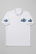 PJD HARD UPF50+ Performance Polo Shirt – Black & White